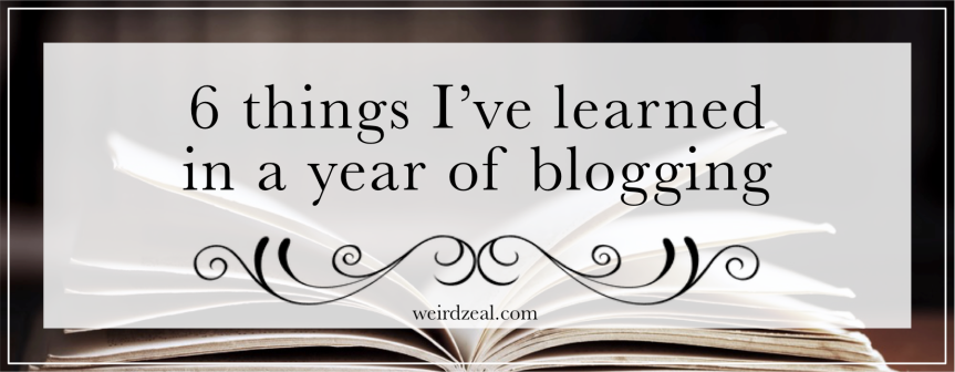 6 things I’ve learned in a year of blogging | one year blogiversary! 🎉